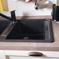 TOP CUCINA LUNGO 300 CM CON LAVELLO E MISCELATORE