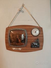 Termometro Vintage su tavola di legno
