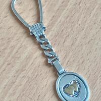 Portachiavi in argento 925 & oro 750