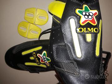 scarpe ciclismo OLMO n r 40 con pedali  shimano