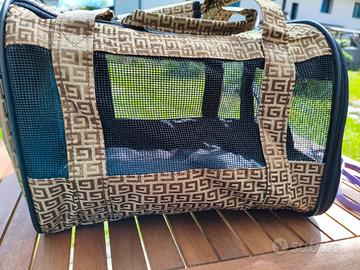 trasportino morbido per gatti o piccoli cani