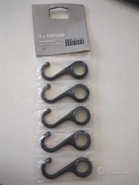 ganci 5 x fintorp neri ikea 