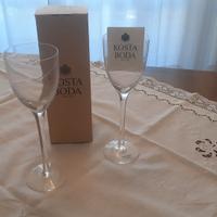 Servizio bicchieri cristallo Kosta Boda