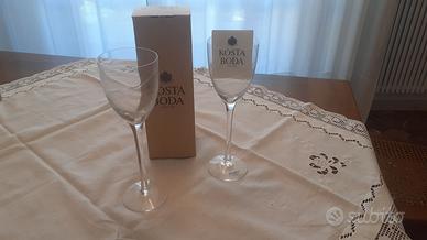 Servizio bicchieri cristallo Kosta Boda