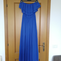 Abito lungo blu Sandro Ferrone