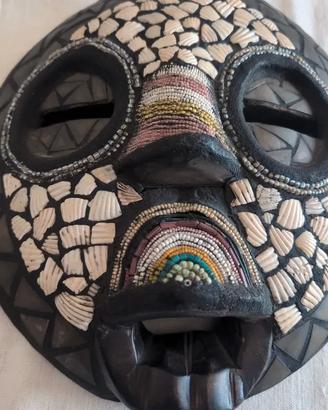 Maschera Africana "Lunare" in Legno