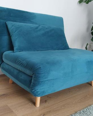 Poltrona letto in veluto maisons du monde