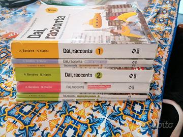 Libri antologia scuola media dai racconta 1 e 2