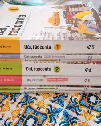 Libri antologia scuola media dai racconta 1 e 2