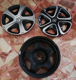 Cerchi ferro c3 2016 da 16 e coppe ruote