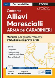 Concorso Allievi Marescialli Arma dei Carabinieri: