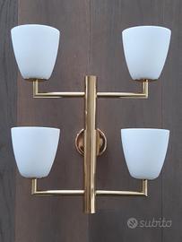 Fontana Arte lampada da parete 006/4 oro