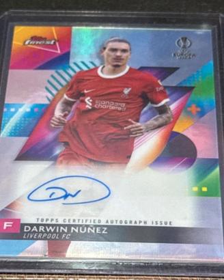 Darwin Nunez base card autograph