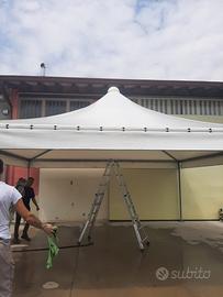 GAZEBO MAXI 6X6 STRUTTURA ALLUMINIO