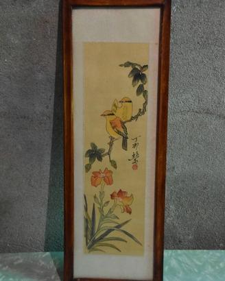Quadro Arte Orientale Decorativa Vintage