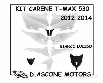 KIT CARENE YAMAHA TMAX 530 BIANCHE 11 PEZZI DAL 20