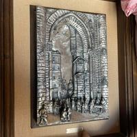 Bassorilievo argento raffigurante Genova