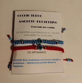 BRACCIALE PER COPPIA - AMULETO PROTETTIVO