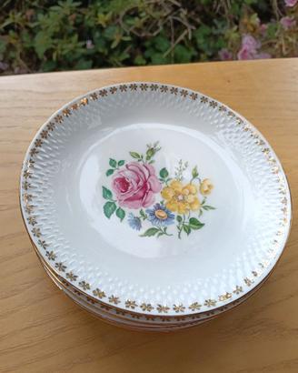 6 Piattini Dessert Edelstein Bavaria - Porcellana