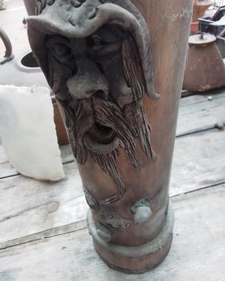 statua in bambù, per accendere ingenso all'interno