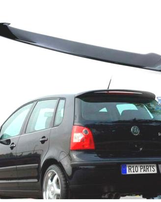 SPOILER VOLKSWAGEN VW POLO MK4 01-09 ABS NERO LUCI