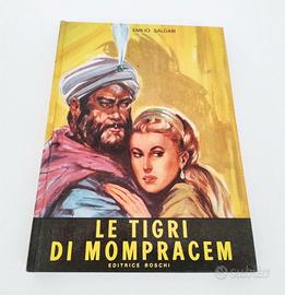 Libro Le Tigri di Mompracem Emilio Salgari 1967