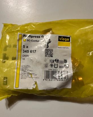 Viega Profipress G - Set 5 Curve 45° Rame per Gas