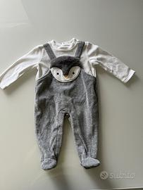 Tutina per neonato felpata