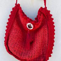 Borse rafia rossa
