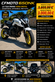 CFMOTO 650NK 2022 15.000km UNICOPROPRIETARIO!