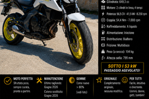 CFMOTO 650NK 2022 15.000km UNICOPROPRIETARIO!
