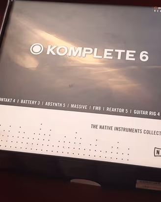 Komplete 6 native instruments in scatola