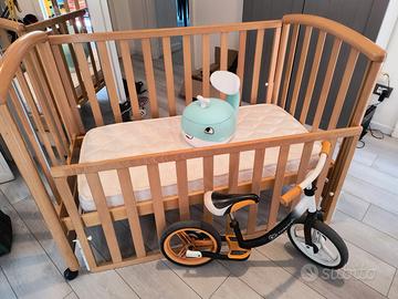 LETTINO + MATERASSO (più lenzuola, coperte, vaso)