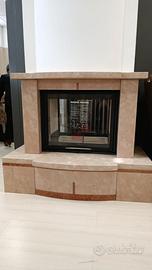 MCZ B70 termocamino bifacciale con airsystem e riv