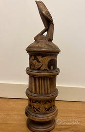 Vaso scultura bambù Indonesia Bali Lombok