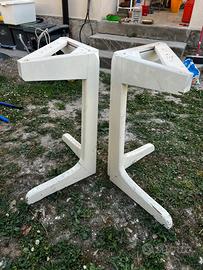 Coppia cavaletti per tavolo ditta Tonon