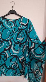 blusa Oltre, taglia unica, vestibilità larga, 46