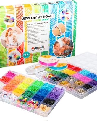 Perline Per Braccialetti Bambina, 8800 PCS, 3mm e