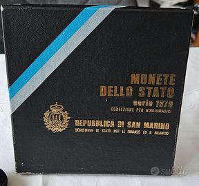 Set di 9 monete San Marino - Monetazione 1979