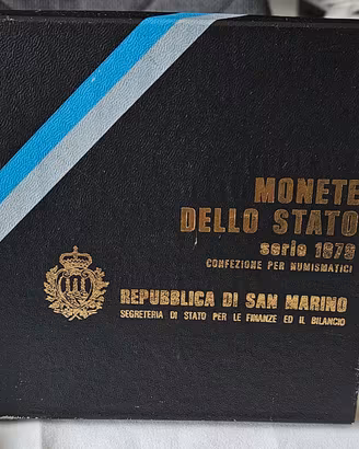Set di 9 monete San Marino - Monetazione 1979
