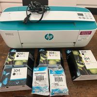 Stampante hp 3762 con 8 cartucce nuove originali