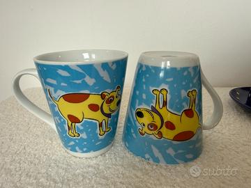 Set 2 tazze Fiorucci originali stile pop vintage
