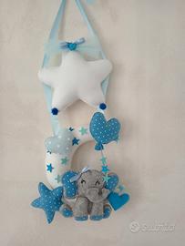 fiocco nascita elefantino 