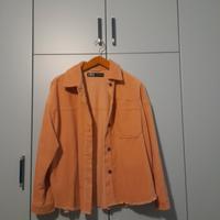 Giacca in velluto rosa TG. L "Zara"