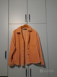 Giacca in velluto rosa TG. L "Zara"