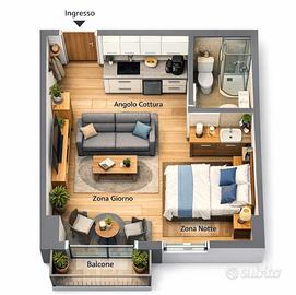 Grazioso monolocale comodo per FS EMPOLI