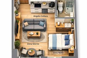 Grazioso monolocale comodo per FS EMPOLI