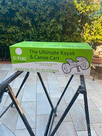 Carrello trasporto kayak