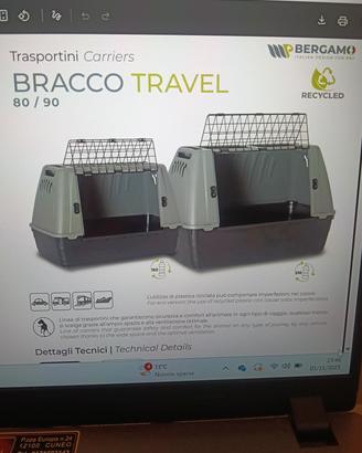 Trasportino cane BRACCO TRAVEL