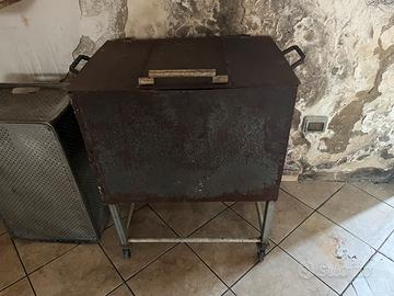 Carrello multiuso porta carbone